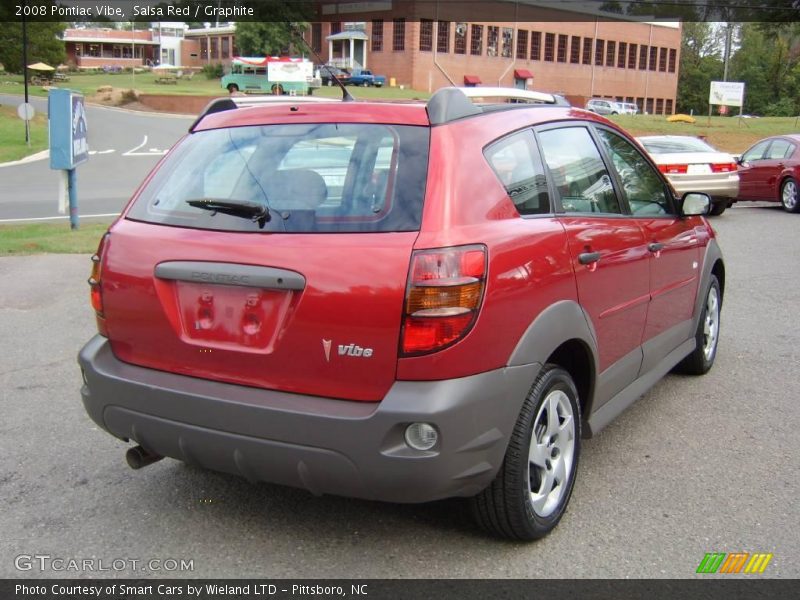 Salsa Red / Graphite 2008 Pontiac Vibe