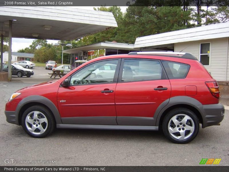 Salsa Red / Graphite 2008 Pontiac Vibe