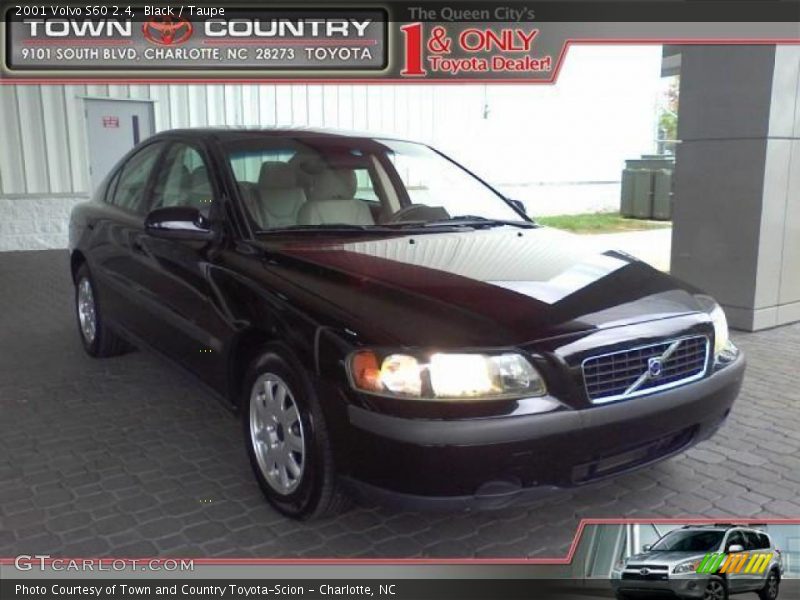 Black / Taupe 2001 Volvo S60 2.4