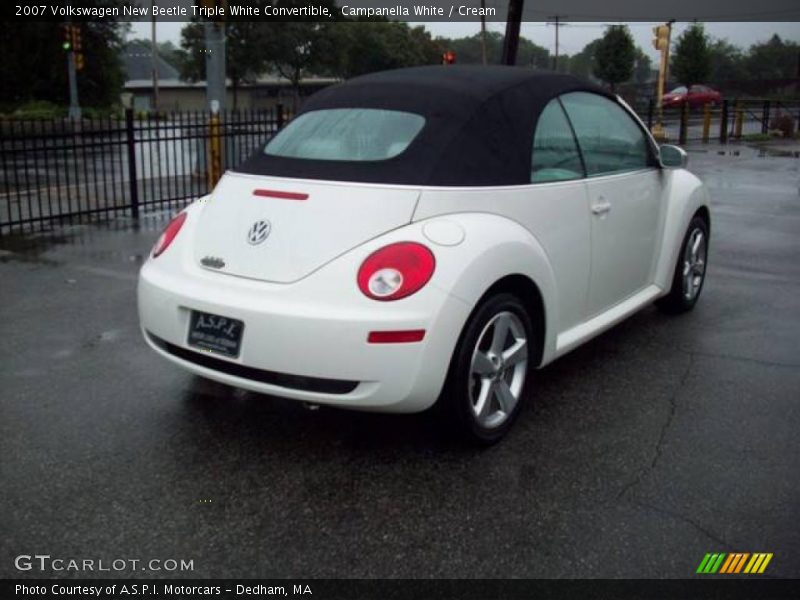 Campanella White / Cream 2007 Volkswagen New Beetle Triple White Convertible