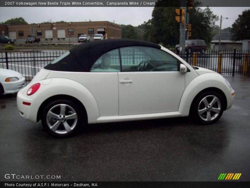 Campanella White / Cream 2007 Volkswagen New Beetle Triple White Convertible