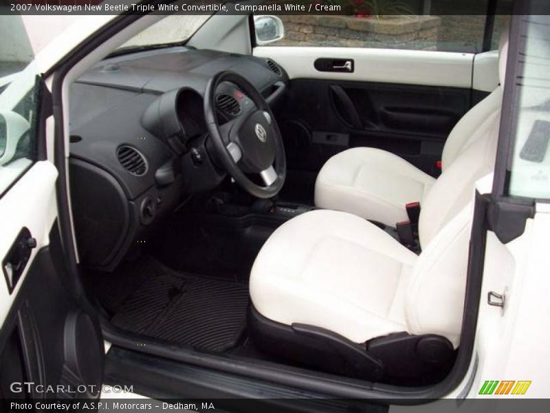 Campanella White / Cream 2007 Volkswagen New Beetle Triple White Convertible