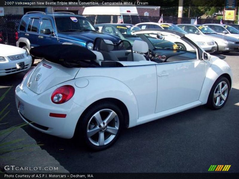 Campanella White / Cream 2007 Volkswagen New Beetle Triple White Convertible