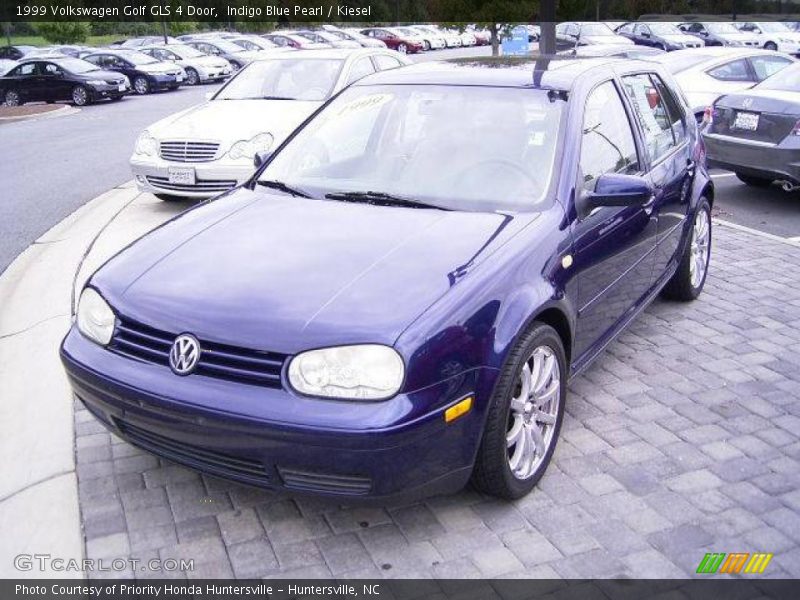 Indigo Blue Pearl / Kiesel 1999 Volkswagen Golf GLS 4 Door