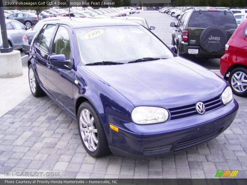 Indigo Blue Pearl / Kiesel 1999 Volkswagen Golf GLS 4 Door
