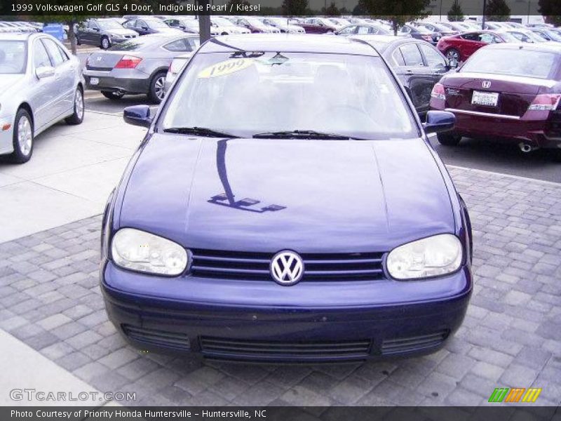 Indigo Blue Pearl / Kiesel 1999 Volkswagen Golf GLS 4 Door