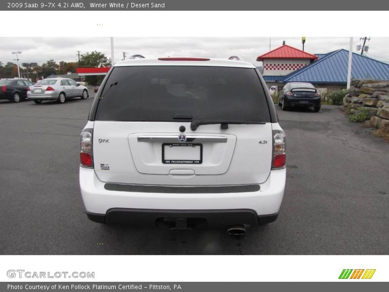 Winter White / Desert Sand 2009 Saab 9-7X 4.2i AWD