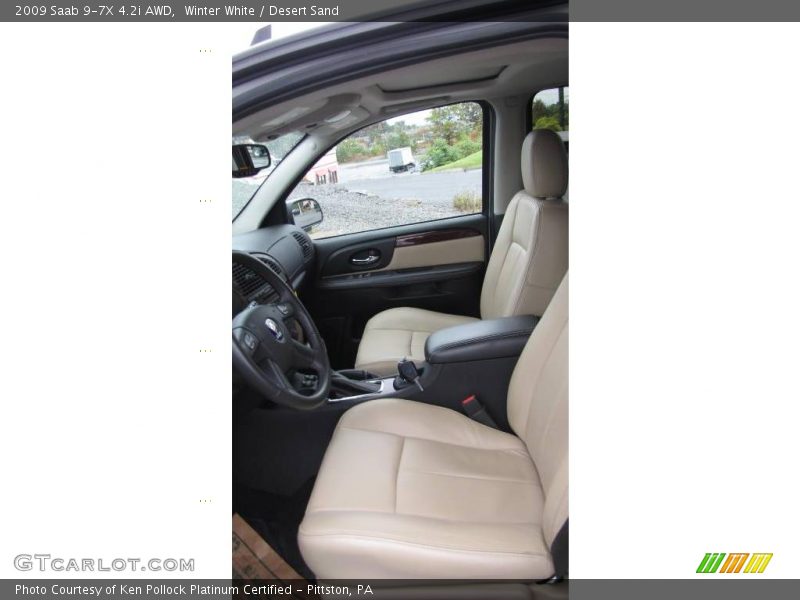 Winter White / Desert Sand 2009 Saab 9-7X 4.2i AWD