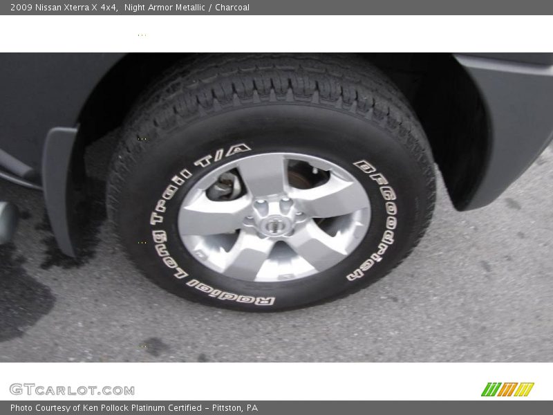Night Armor Metallic / Charcoal 2009 Nissan Xterra X 4x4