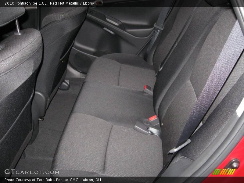 Red Hot Metallic / Ebony 2010 Pontiac Vibe 1.8L