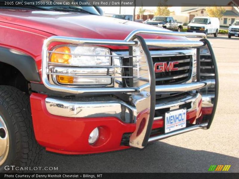 Fire Red / Dark Pewter 2005 GMC Sierra 3500 SLE Crew Cab 4x4 Dually