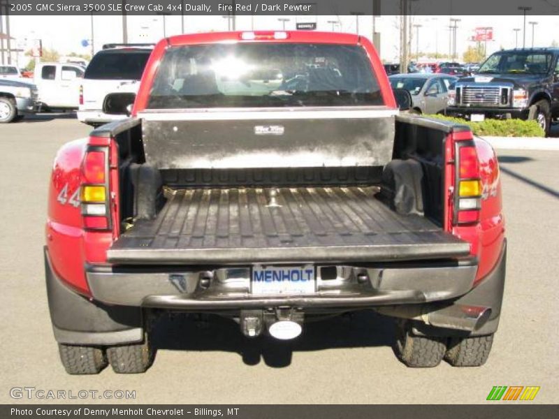 Fire Red / Dark Pewter 2005 GMC Sierra 3500 SLE Crew Cab 4x4 Dually