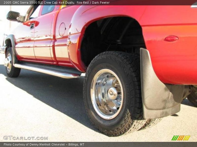 Fire Red / Dark Pewter 2005 GMC Sierra 3500 SLE Crew Cab 4x4 Dually