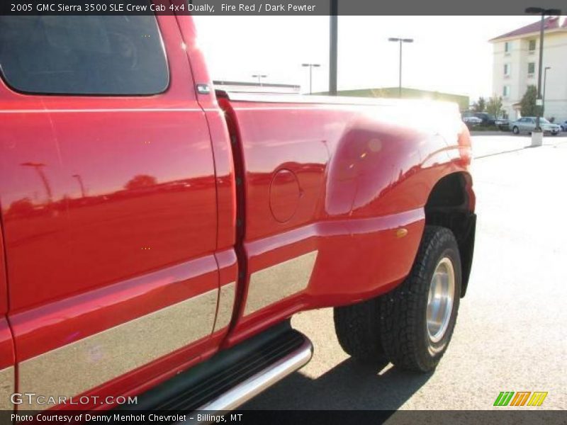 Fire Red / Dark Pewter 2005 GMC Sierra 3500 SLE Crew Cab 4x4 Dually