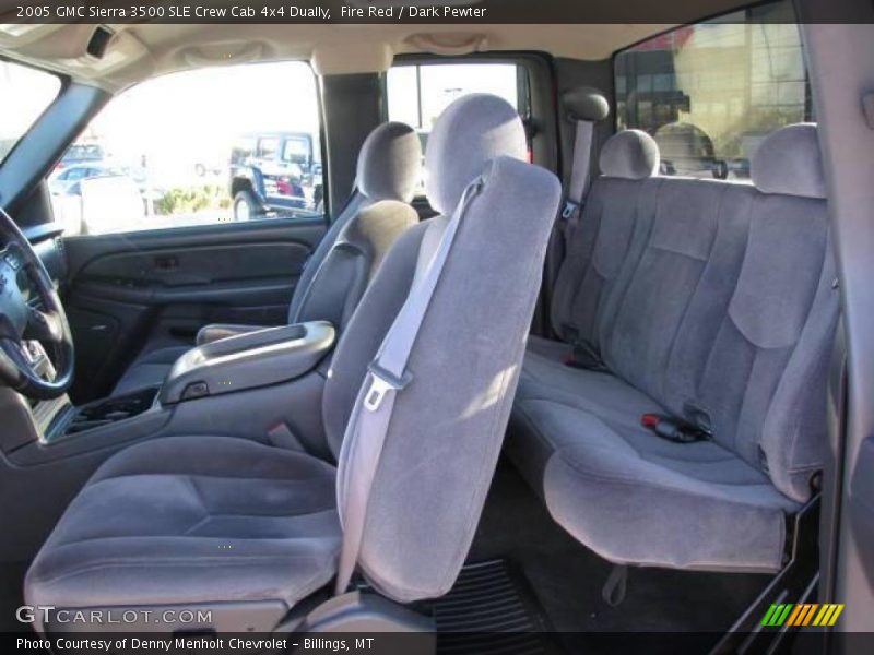Fire Red / Dark Pewter 2005 GMC Sierra 3500 SLE Crew Cab 4x4 Dually