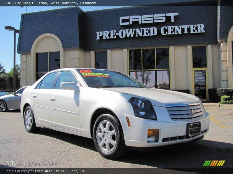 White Diamond / Cashmere 2006 Cadillac CTS Sedan
