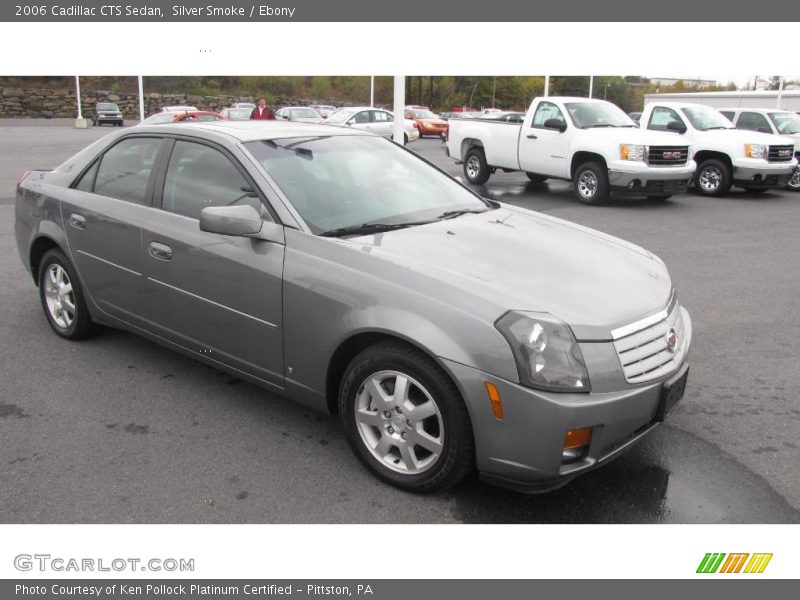 Silver Smoke / Ebony 2006 Cadillac CTS Sedan