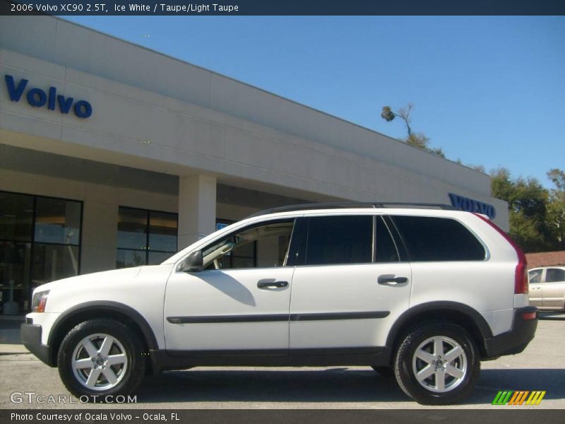 Ice White / Taupe/Light Taupe 2006 Volvo XC90 2.5T