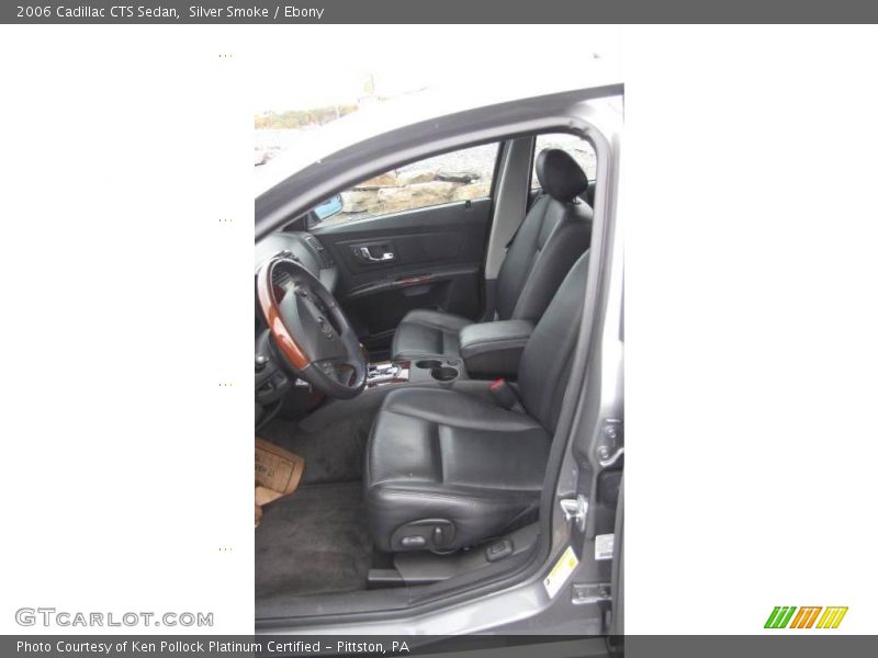 Silver Smoke / Ebony 2006 Cadillac CTS Sedan