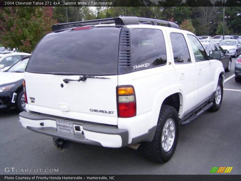 Summit White / Tan/Neutral 2004 Chevrolet Tahoe Z71 4x4