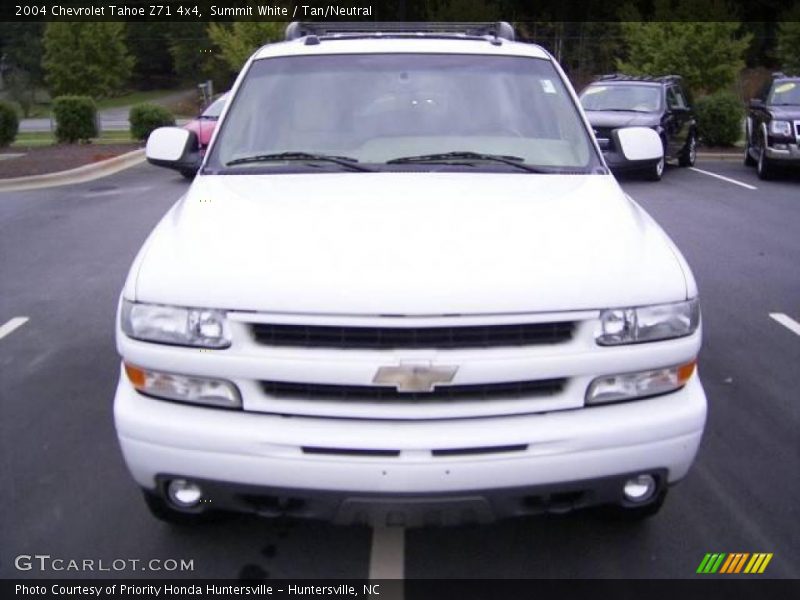 Summit White / Tan/Neutral 2004 Chevrolet Tahoe Z71 4x4