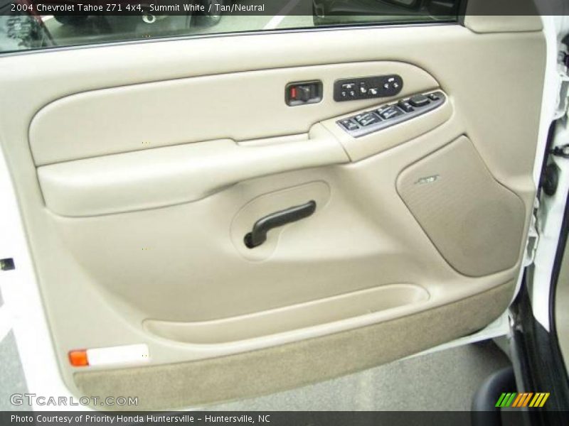 Summit White / Tan/Neutral 2004 Chevrolet Tahoe Z71 4x4