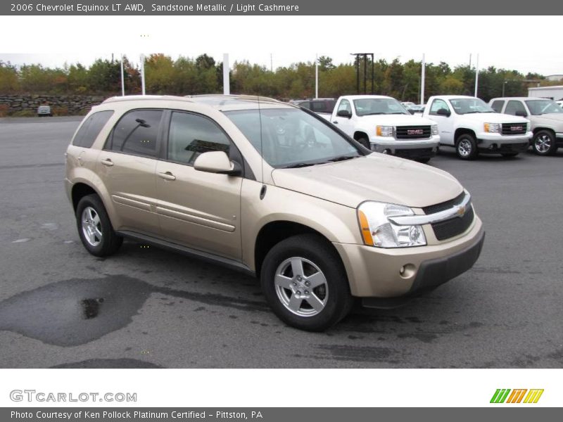 Sandstone Metallic / Light Cashmere 2006 Chevrolet Equinox LT AWD