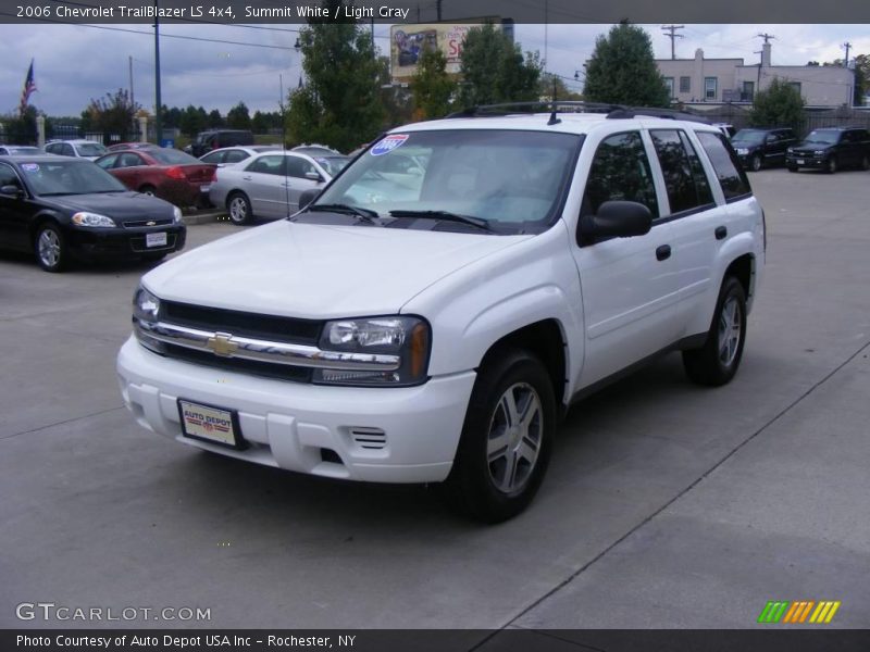 Summit White / Light Gray 2006 Chevrolet TrailBlazer LS 4x4