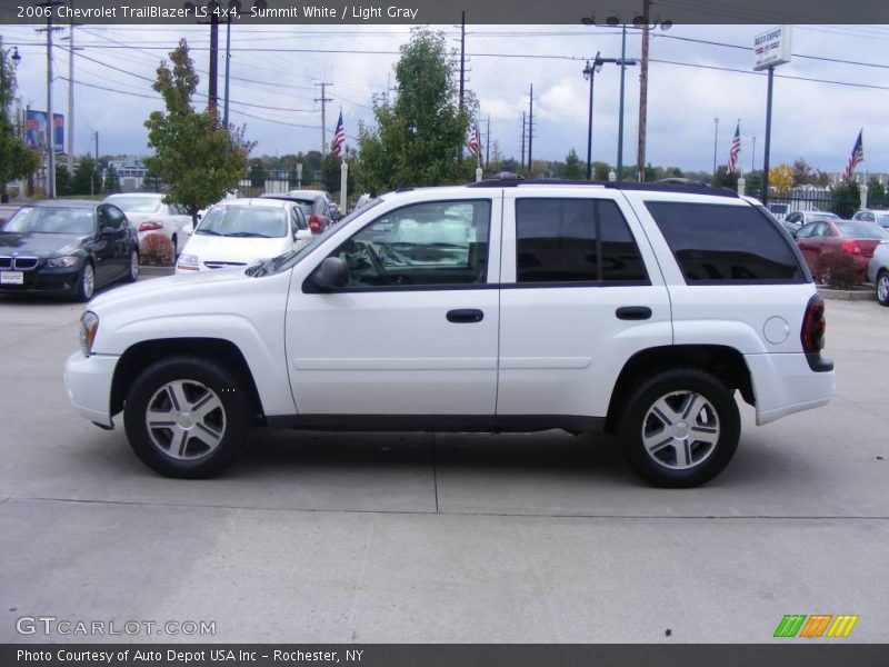 Summit White / Light Gray 2006 Chevrolet TrailBlazer LS 4x4