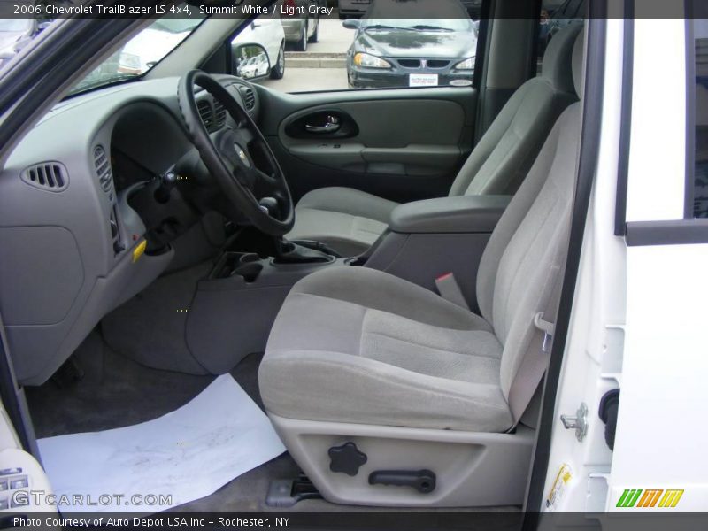 Summit White / Light Gray 2006 Chevrolet TrailBlazer LS 4x4