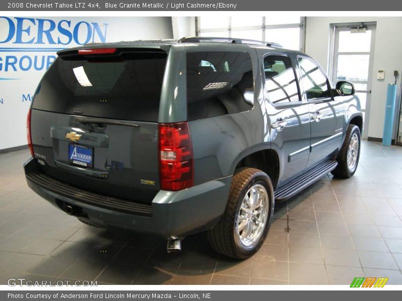 Blue Granite Metallic / Light Cashmere/Ebony 2008 Chevrolet Tahoe LTZ 4x4