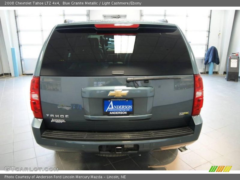 Blue Granite Metallic / Light Cashmere/Ebony 2008 Chevrolet Tahoe LTZ 4x4