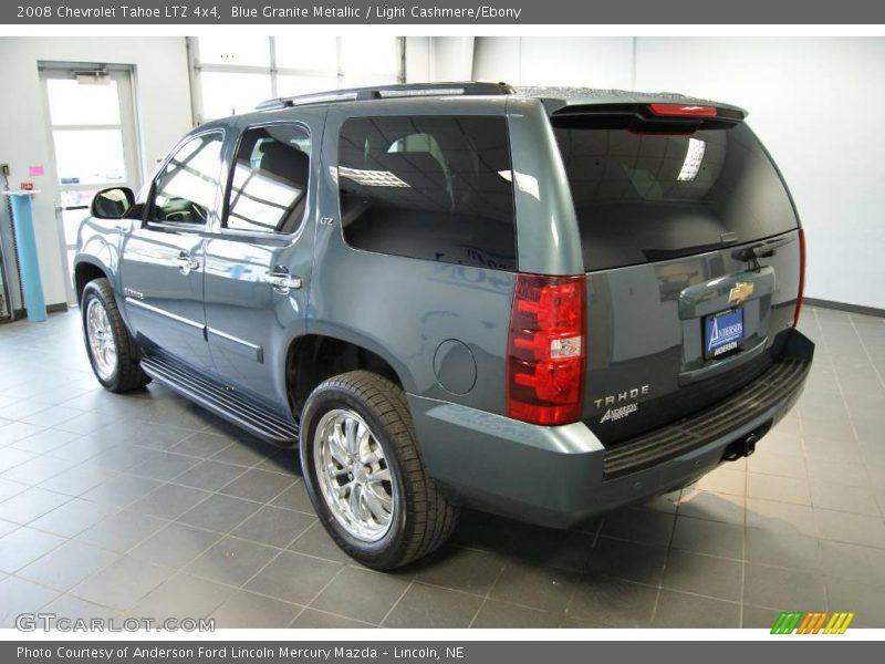 Blue Granite Metallic / Light Cashmere/Ebony 2008 Chevrolet Tahoe LTZ 4x4