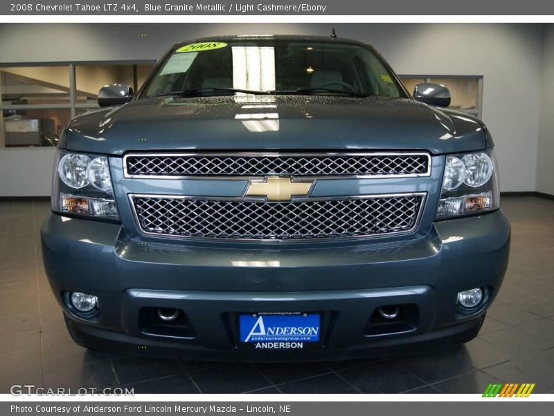 Blue Granite Metallic / Light Cashmere/Ebony 2008 Chevrolet Tahoe LTZ 4x4