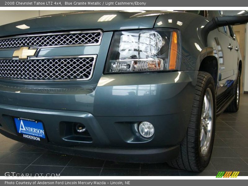 Blue Granite Metallic / Light Cashmere/Ebony 2008 Chevrolet Tahoe LTZ 4x4