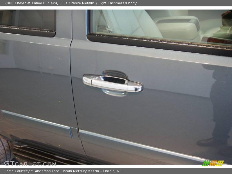 Blue Granite Metallic / Light Cashmere/Ebony 2008 Chevrolet Tahoe LTZ 4x4
