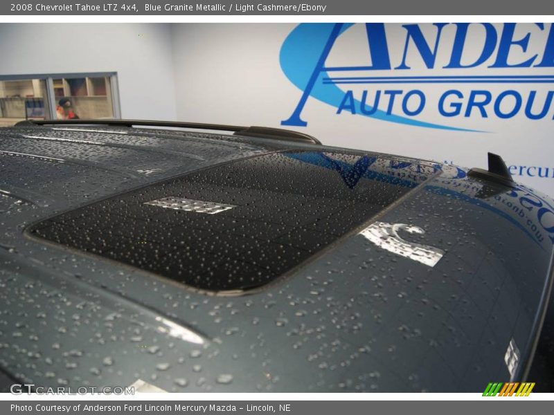 Blue Granite Metallic / Light Cashmere/Ebony 2008 Chevrolet Tahoe LTZ 4x4