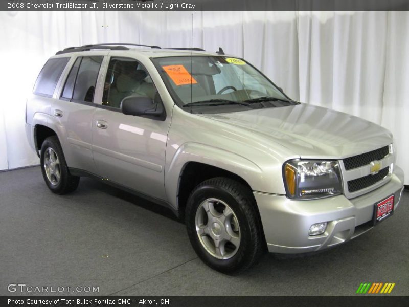 Silverstone Metallic / Light Gray 2008 Chevrolet TrailBlazer LT