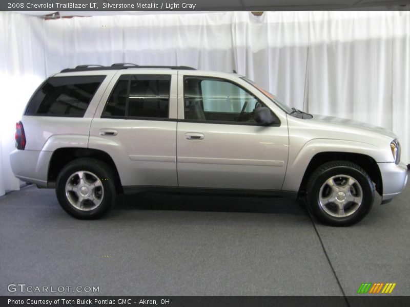 Silverstone Metallic / Light Gray 2008 Chevrolet TrailBlazer LT