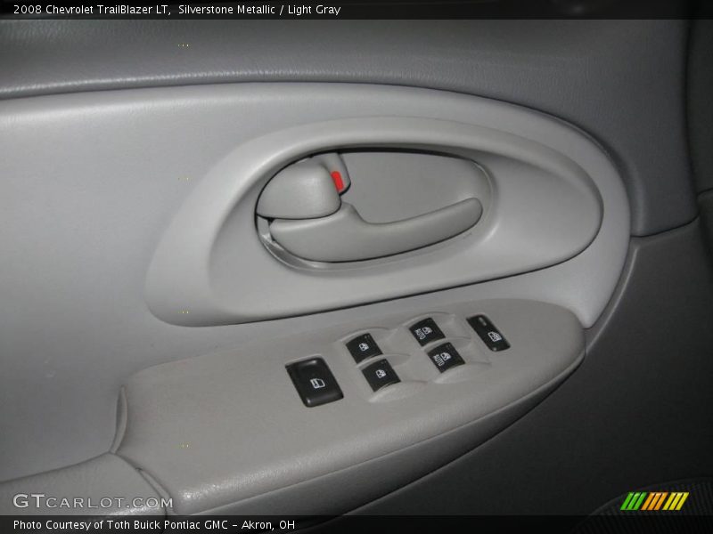 Silverstone Metallic / Light Gray 2008 Chevrolet TrailBlazer LT