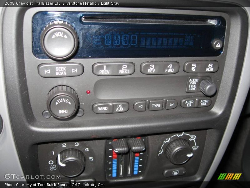 Silverstone Metallic / Light Gray 2008 Chevrolet TrailBlazer LT