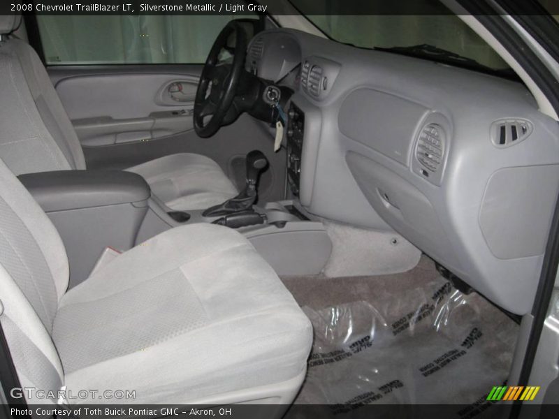 Silverstone Metallic / Light Gray 2008 Chevrolet TrailBlazer LT