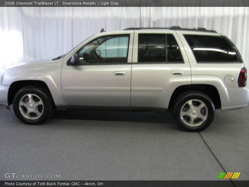Silverstone Metallic / Light Gray 2008 Chevrolet TrailBlazer LT