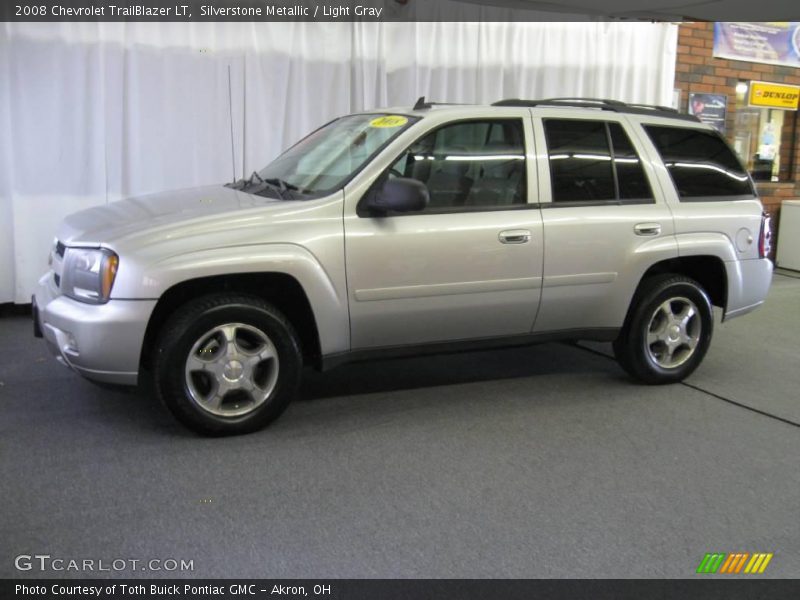 Silverstone Metallic / Light Gray 2008 Chevrolet TrailBlazer LT