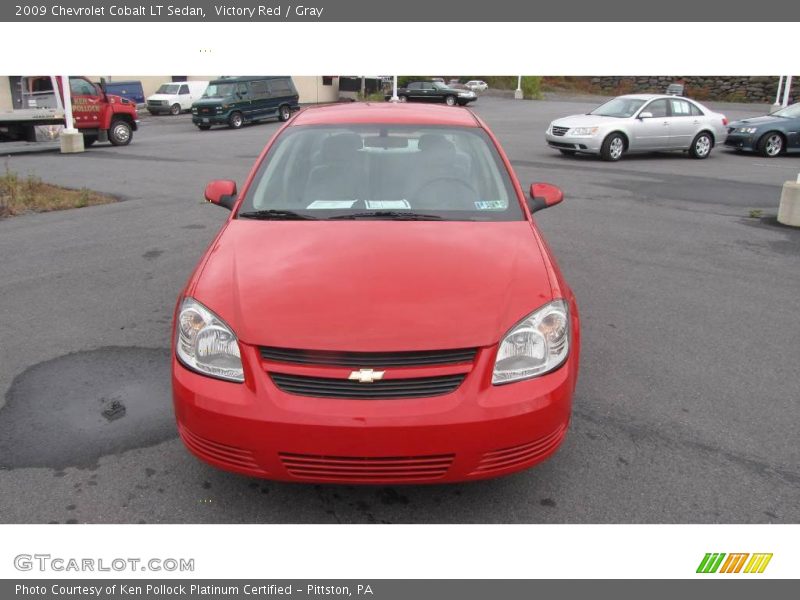 Victory Red / Gray 2009 Chevrolet Cobalt LT Sedan