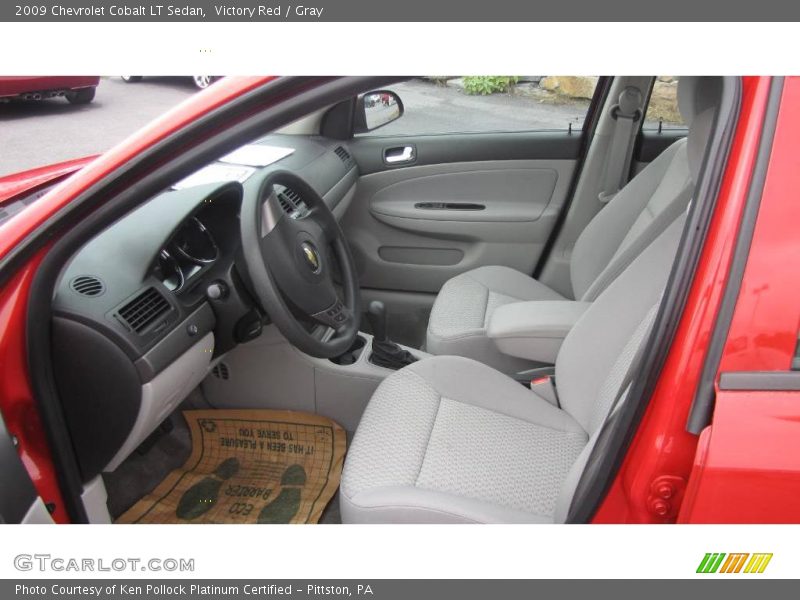 Victory Red / Gray 2009 Chevrolet Cobalt LT Sedan