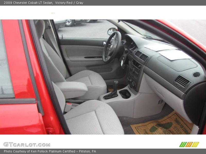 Victory Red / Gray 2009 Chevrolet Cobalt LT Sedan