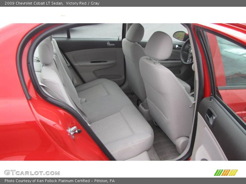 Victory Red / Gray 2009 Chevrolet Cobalt LT Sedan