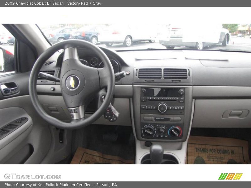 Victory Red / Gray 2009 Chevrolet Cobalt LT Sedan