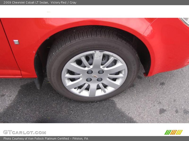 Victory Red / Gray 2009 Chevrolet Cobalt LT Sedan